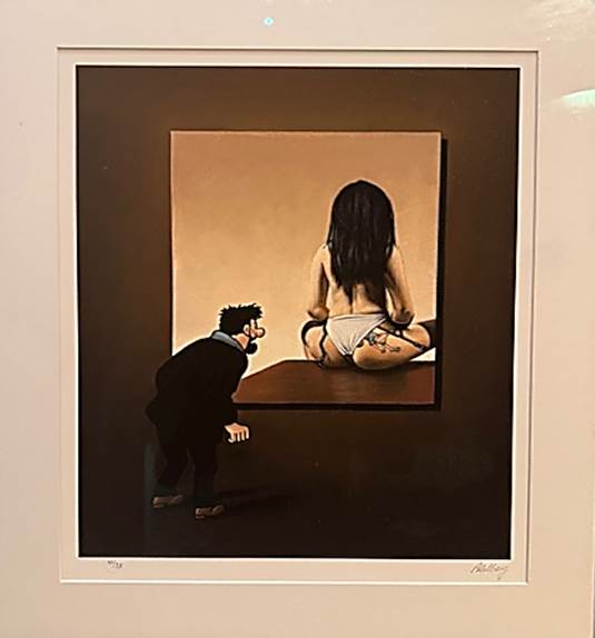  maleri Carambolage af Ole Ahlberg malet i 2022