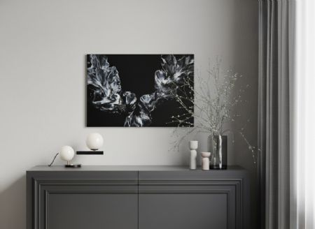 Akryl maleri Smokey waves af Rola Keblawi malet i 2025