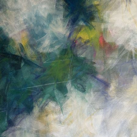 Akryl maleri December hvidt uden sne af Rune Larsen malet i 2025