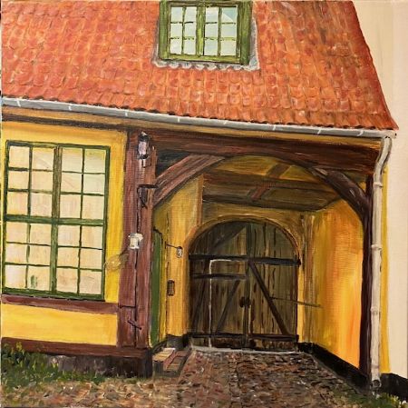 Akryl maleri Porten af Art by Joe Pearson malet i 2025
