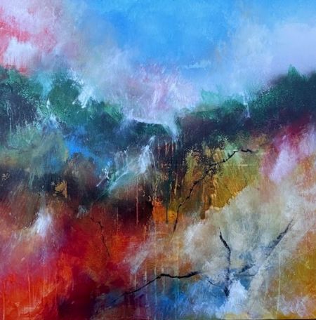 Akryl maleri FR 02-2026 af Flemming Rene Rasmussen malet i 2026