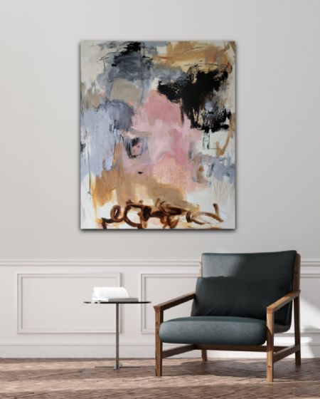 Akryl maleri 1 af Art by Line Elliott malet i 2026