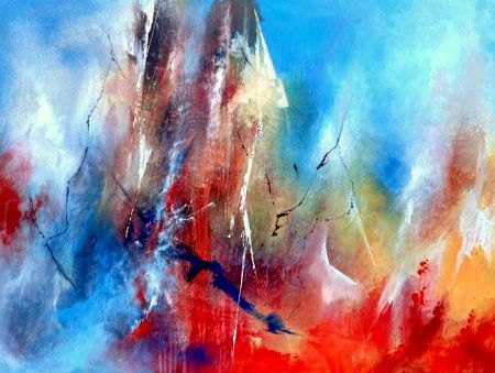 Akryl maleri FR 04-26 af Flemming Rene Rasmussen malet i 2026