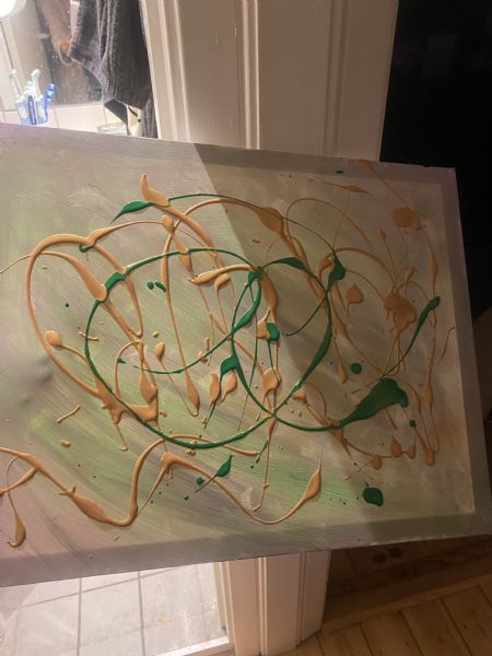  maleri ADHD af Sheena Pedersen malet i 2026