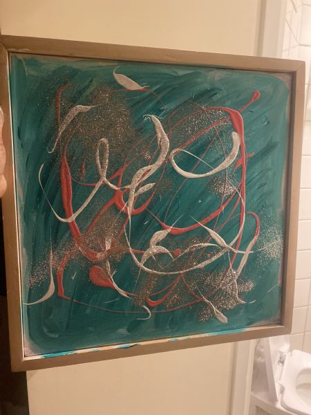  maleri April af Sheena Pedersen malet i 2025