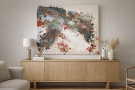 Akryl maleri Dancing in the Moonlight af Trine Mølgaard malet i 2026