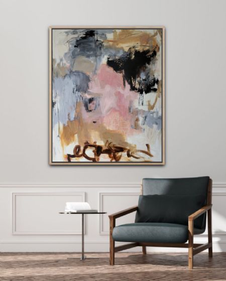 Akryl maleri 1 af Art by Line Elliott malet i 2026