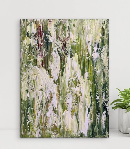 Akryl maleri The Master of Spring af Anette Thorup Hansen (ATH) malet i 2026