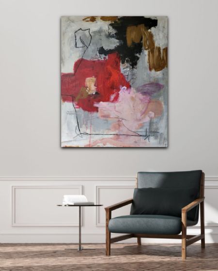 Akryl maleri 3 af Art by Line Elliott malet i 2026