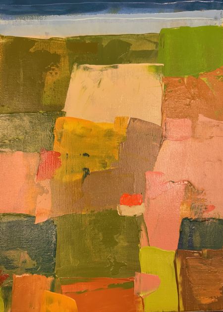 Akryl maleri Landskab af Jørgen Jungersted malet i 2026