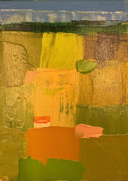 Akryl maleri Landskab af Jørgen Jungersted malet i 2026