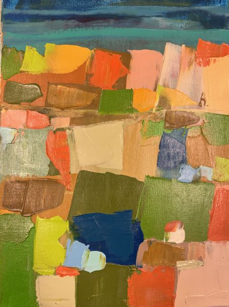 Akryl maleri Landskab af Jørgen Jungersted malet i 2026