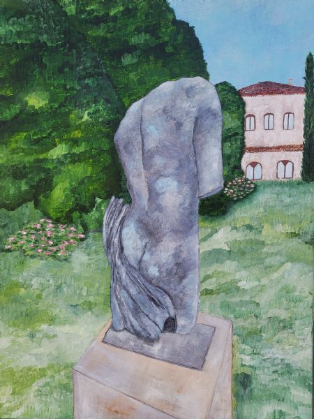 Akryl maleri Lone Rye Frederiksen af Lone Rye Frederiksen malet i 2025