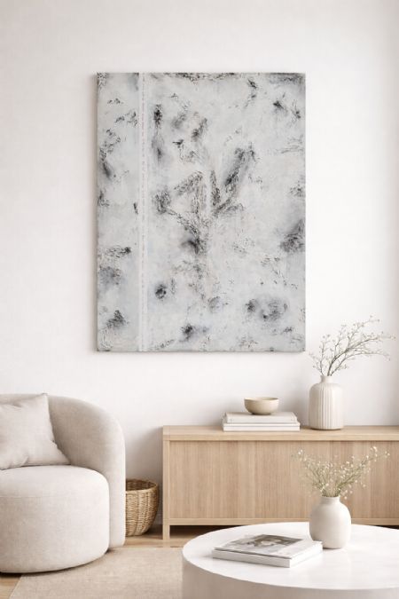 Akryl maleri Joy & Sorrow af GRAIN Studio malet i 2025