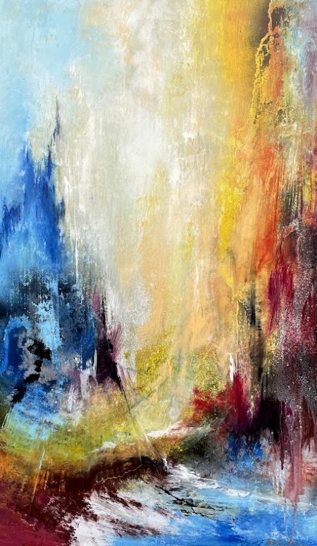 Akryl maleri FR 12-26 af Flemming Rene Rasmussen malet i 2026