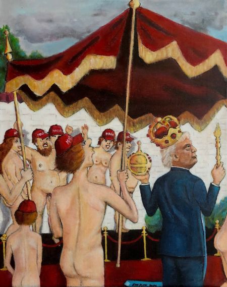 Akryl maleri The Master Of The Universe af Eva Vith Christensen malet i 2026