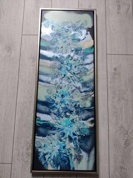 Akryl maleri Abstrakt af Heidi Seemann malet i 2026