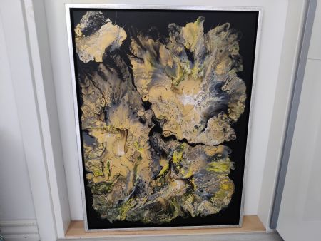 Akryl maleri Abstrakt af Heidi Seemann malet i 2025