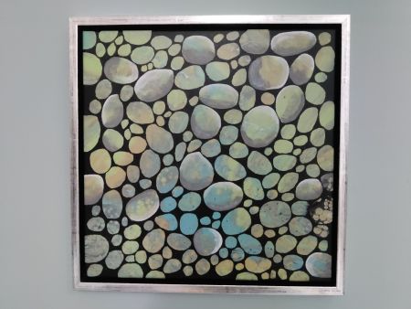 Akryl maleri Abstrakt af Heidi Seemann malet i 2024