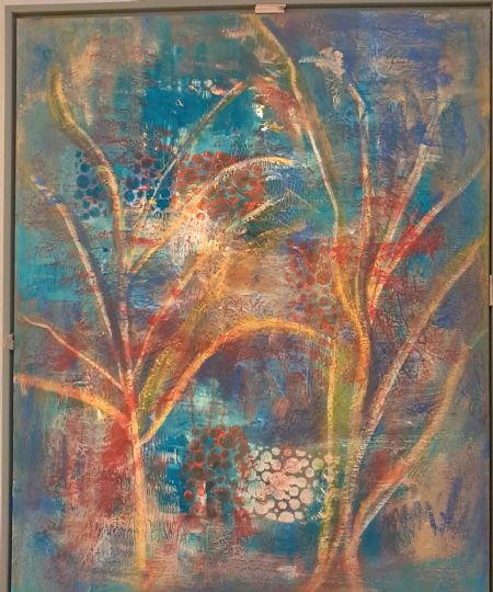 Akryl maleri Intet navn af Lis Vulpius malet i 2026