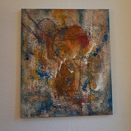 Akryl maleri Intet navn af Lis Vulpius malet i 2026