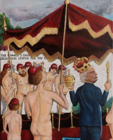 Akryl maleri The Master Of The Universe af Eva Vith Christensen malet i 2026