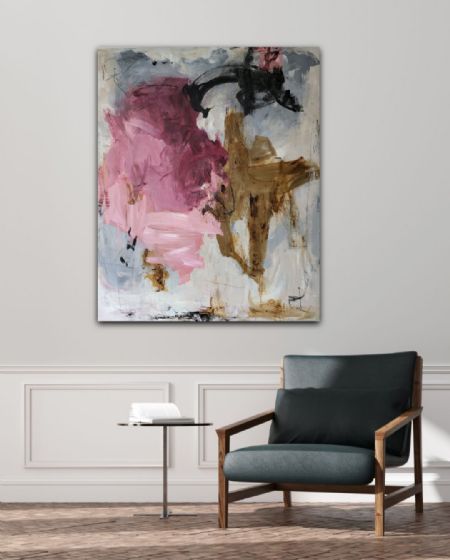 Akryl maleri 5 af Art by Line Elliott malet i 2026