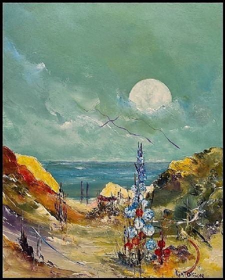 Akryl maleri En tanke til dig af Atelier Olsson - Kurt Olsson malet i 2026