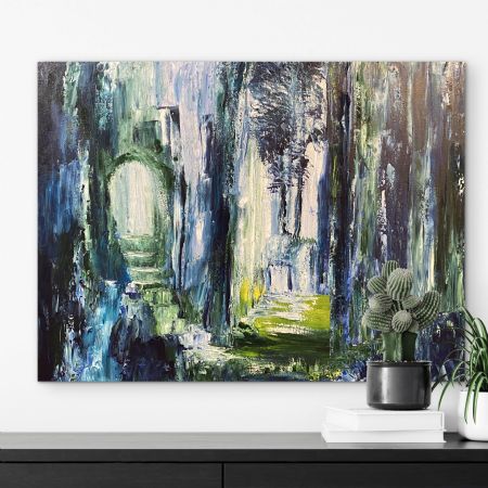 Akryl maleri Treasure Hunters af Anette Thorup Hansen (ATH) malet i 2023