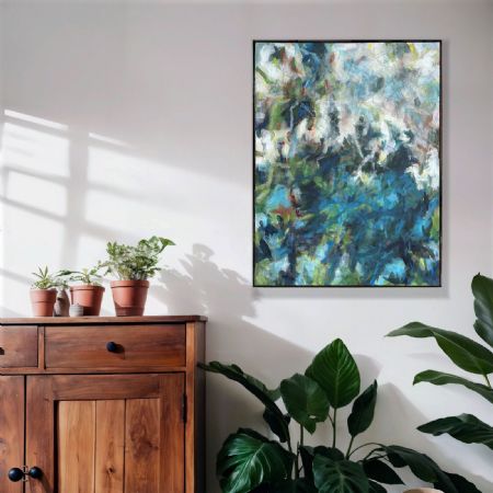 Akryl maleri Uro af Rune Larsen malet i 2026