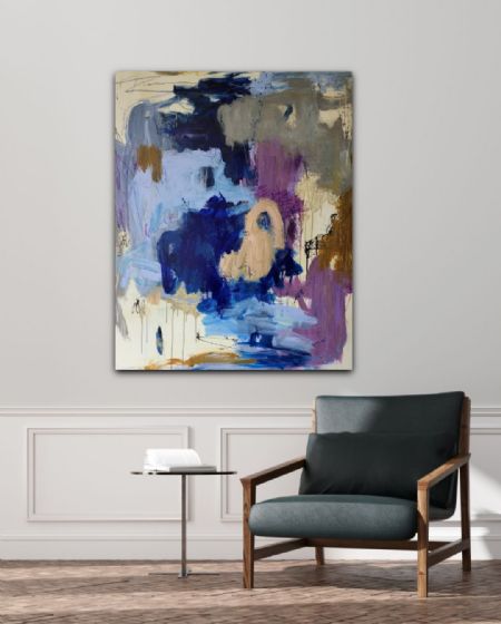 Akryl maleri 7 af Art by Line Elliott malet i 2026