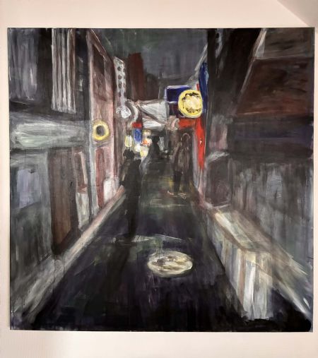  maleri Smalle gader af Stine Holtegaard malet i 2026