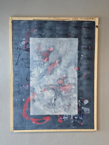 Akryl maleri Perfekt uperfekt af Freja Ludvigsen malet i 2026