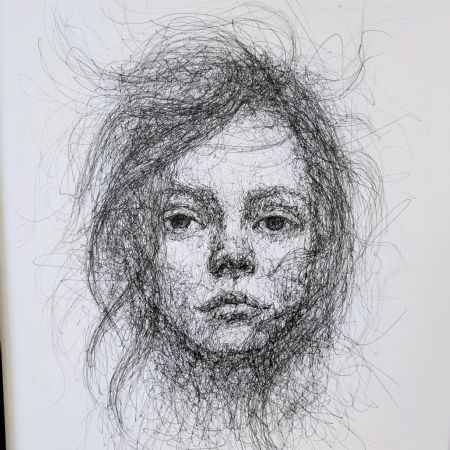  maleri Portræt af Ida Stuhr Olsen malet i 2024