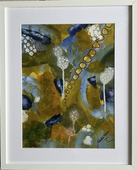 Akryl maleri “Passage” af Anette Bangsgaard malet i 2026