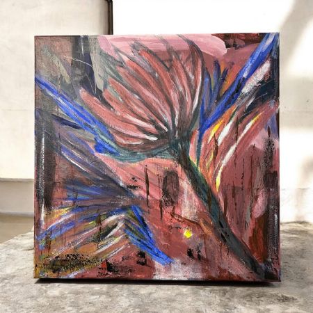 Akryl maleri Uden titel af Anna Grethe Søgaard malet i 2026