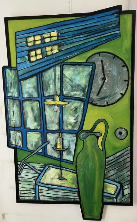 Olie maleri Brudte rammer af Ole Vinther malet i 2020