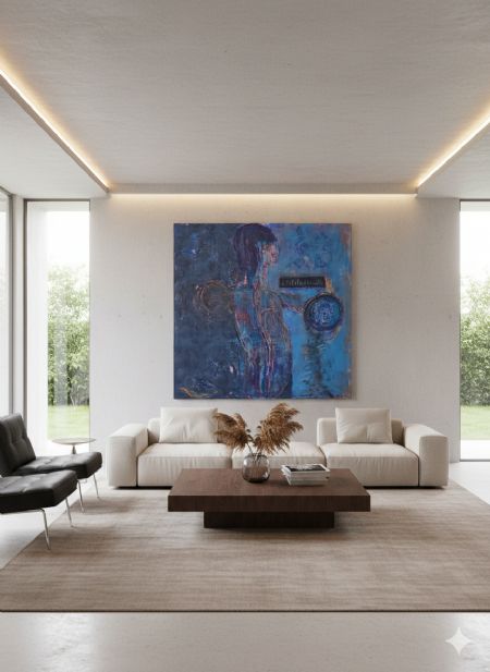 Akryl maleri Bring it on af Freja Ludvigsen malet i 2026