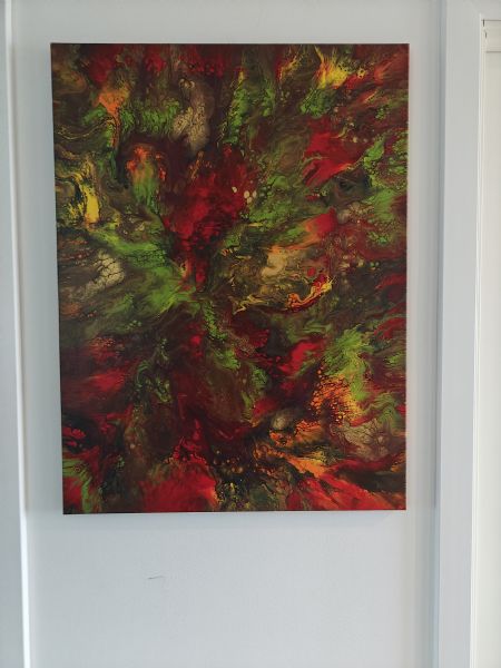 Akryl maleri 202609 af Connie Jensen malet i 2025