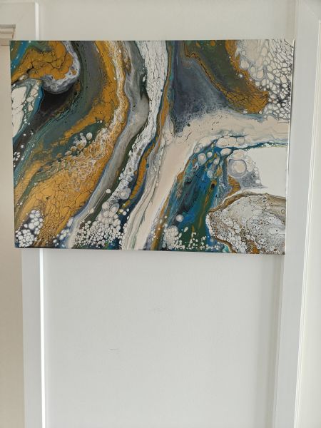 Akryl maleri 202610 af Connie Jensen malet i 2025