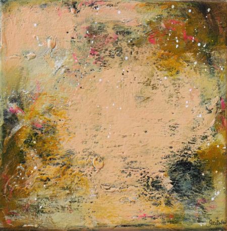 Blandede medier maleri Nr. 2 af Gitte Barlev malet i 2026