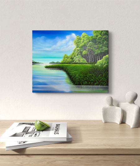 Akryl maleri Clarity af Nanett Niby malet i 2025