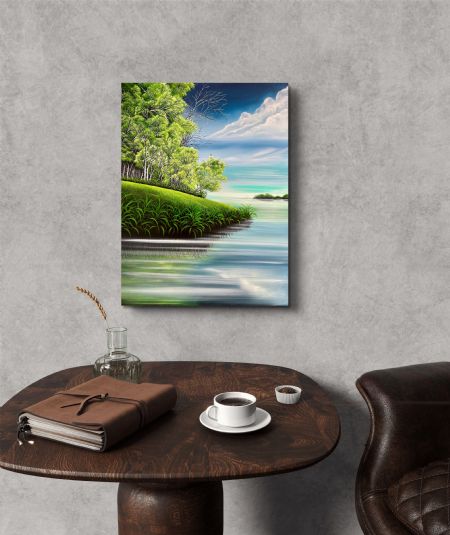 Akryl maleri Change af Nanett Niby malet i 2025