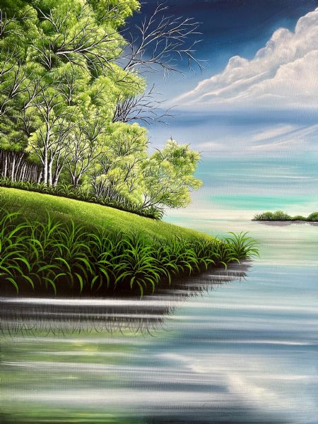 Akryl maleri Change af Nanett Niby malet i 2026