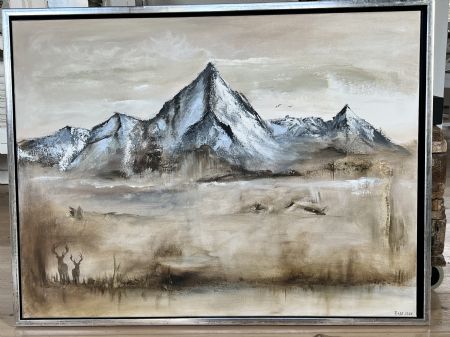 Akryl maleri Northern Light No.1 af Pernille Eriksen malet i 2026