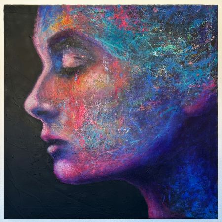 Akryl maleri Ro af Maren F malet i 2026