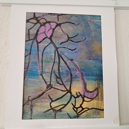 Akryl maleri Intet navn af Lis Vulpius malet i 2026