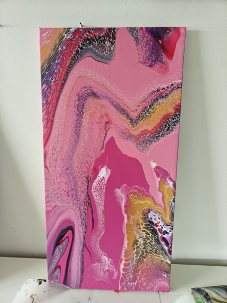 Akryl maleri Navnelæs af Connie Jensen malet i 2025