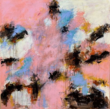 Akryl maleri Ønskebrøndens hemmelighed af Inge Thøgersen malet i 2026