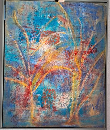 Akryl maleri Intet navn af Lis Vulpius malet i 2026